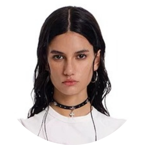 Pixel Face Graphic Slim Tee