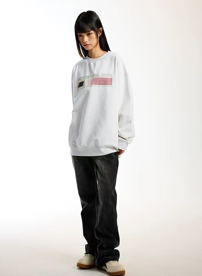 American-school style sweatshirt