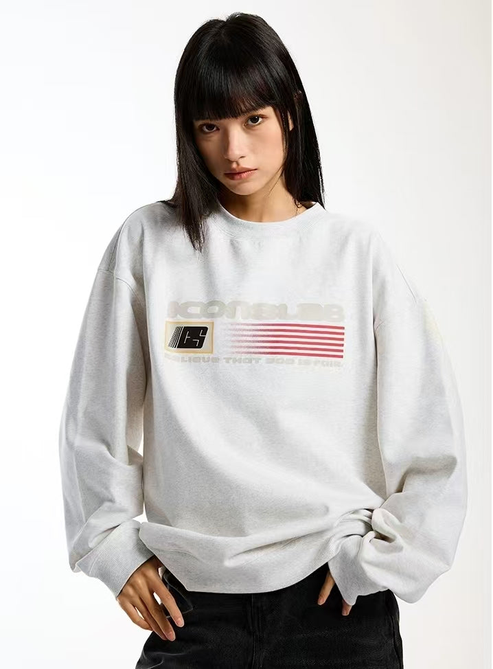 American-school style sweatshirt