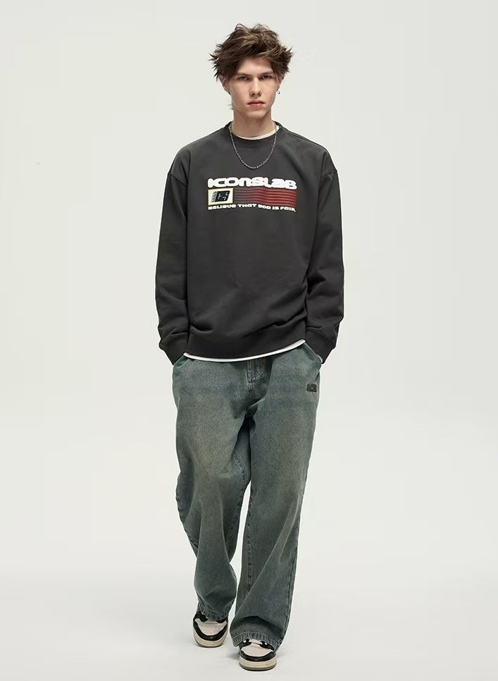 American-school style sweatshirt