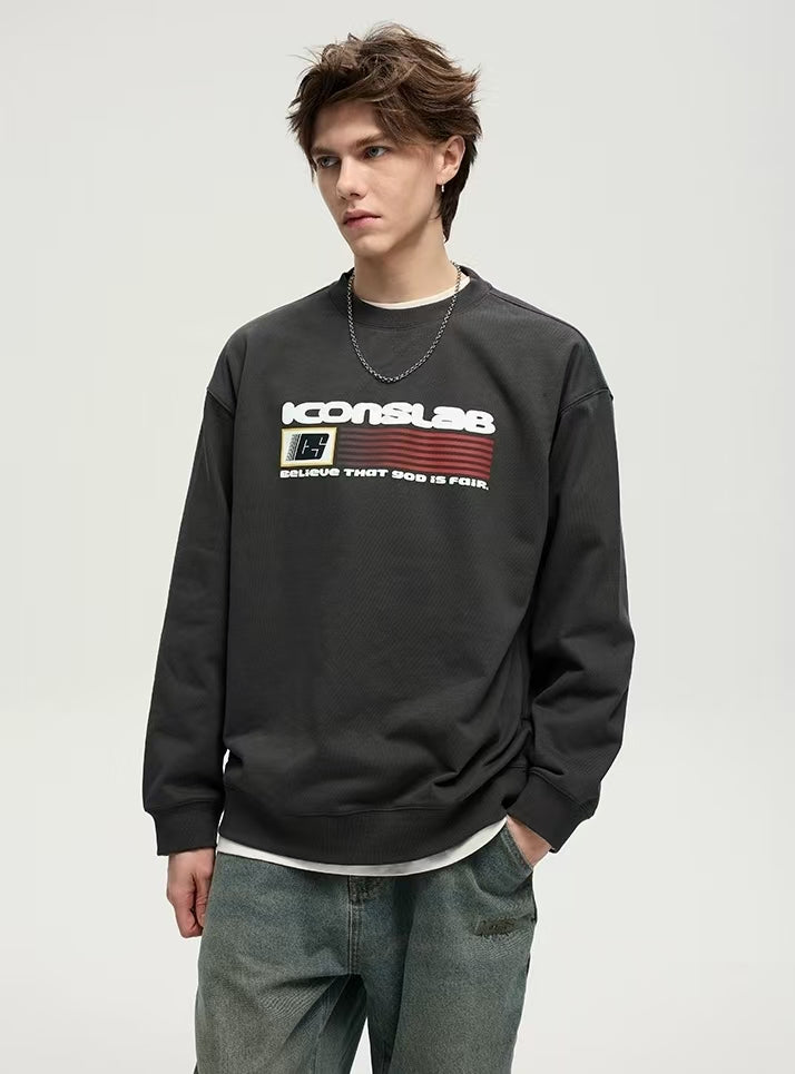 American-school style sweatshirt