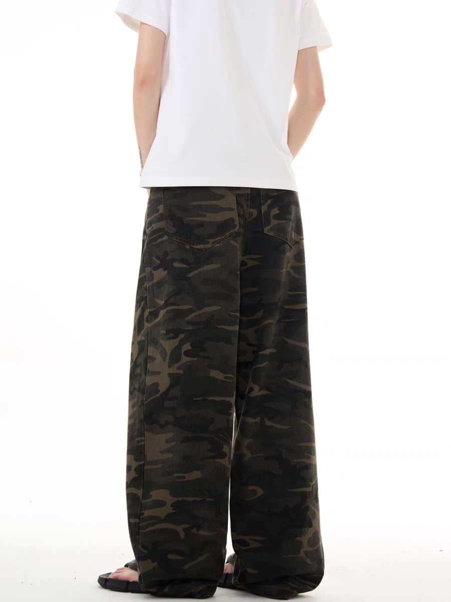 Camouflage unisex casual pants