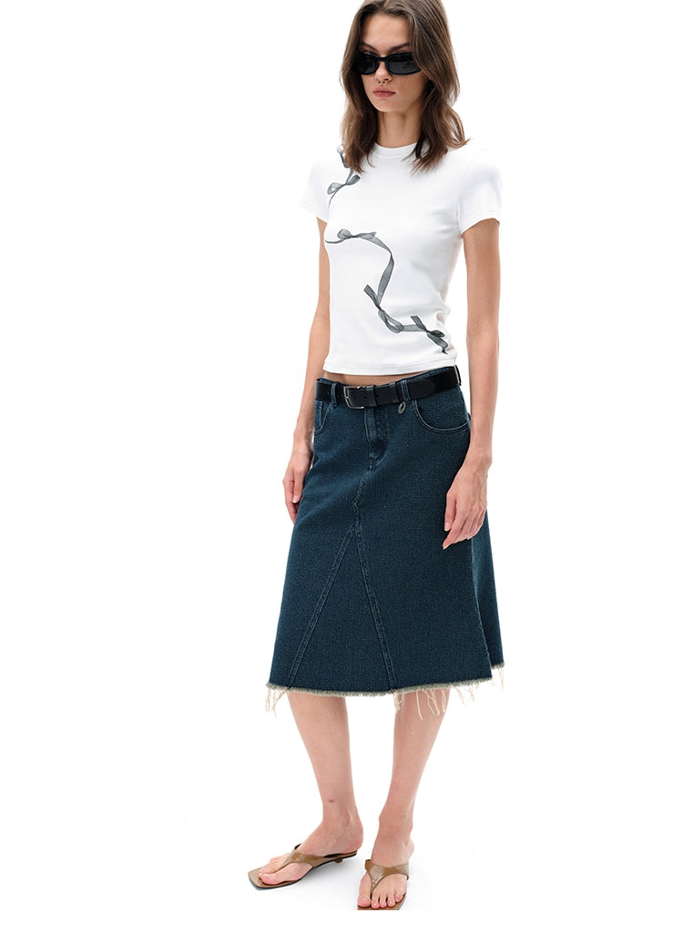 Camiseta ajustada con gráficos