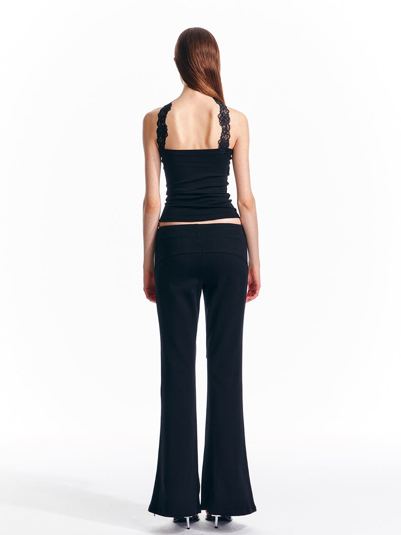 Neckholder-Tube-Top aus Spitze
