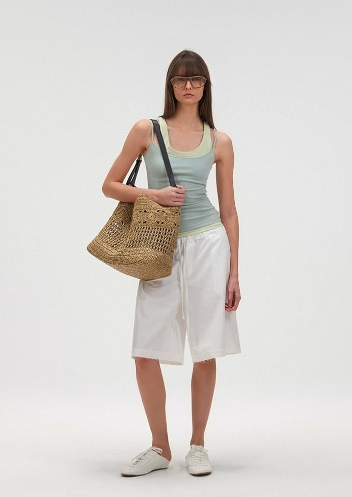Layered Double-Strap Camisole Tank Top