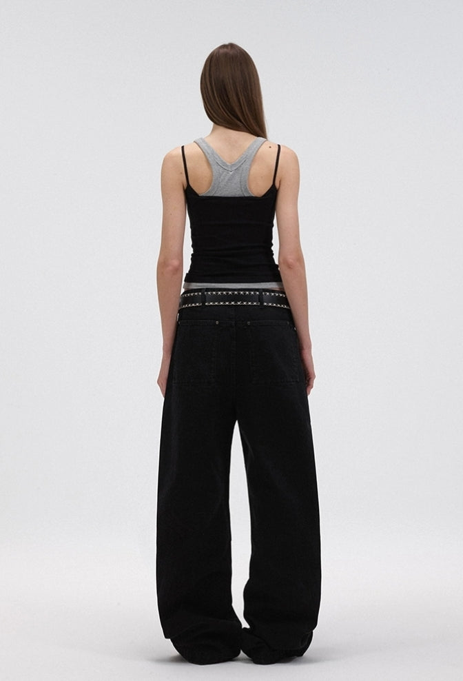 Layered Double-Strap Camisole Tank Top