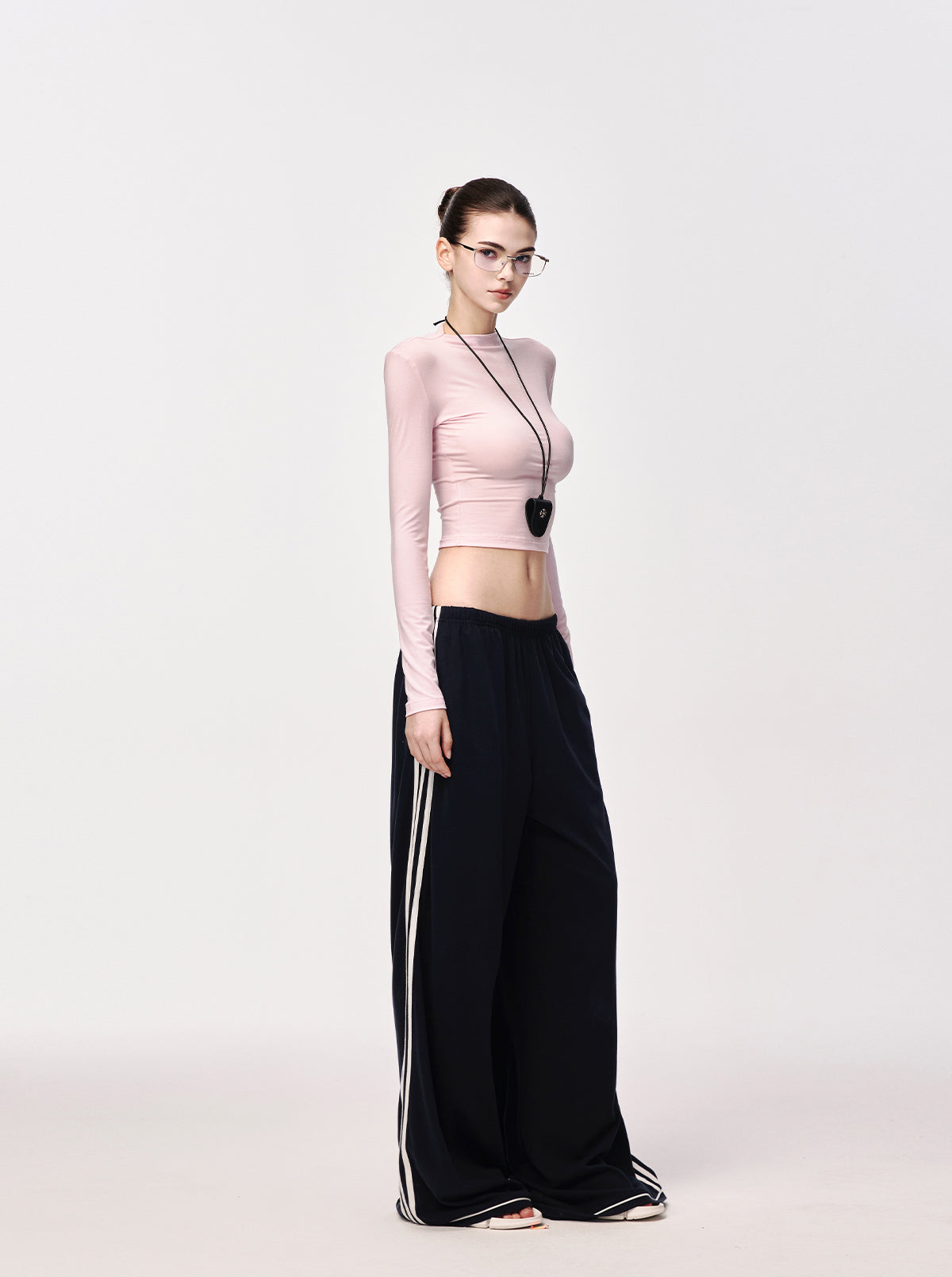 Second-Skin Baby Pink Cropped Top